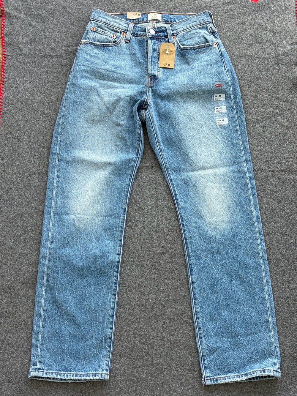 Levi's 501 Curve Straight Leg Denim Jeans High Rise NWT Classic Capsule Preppy